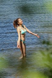 Blanca Blanco in Bikini at Lake Couer d