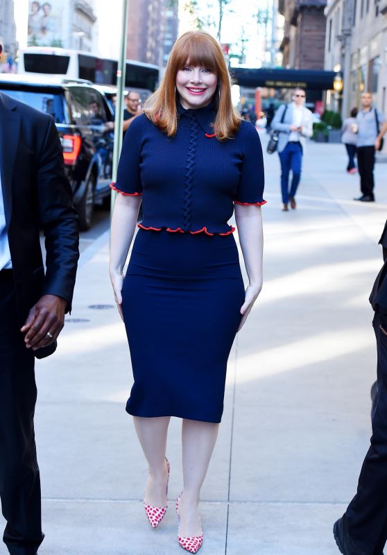 Bryce Dallas Howard -  Arriving to Appear on TODAY Show in NYC 06/14/2018