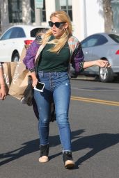 Busy Philipps - Leaving a Hair Salon in Beverly Hills 05/31/2018