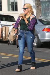 Busy Philipps - Leaving a Hair Salon in Beverly Hills 05/31/2018