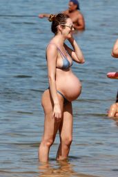 Candice Swanepoel Pregnant Bikini Pics - Vitoria, Brazil 06/05/2018