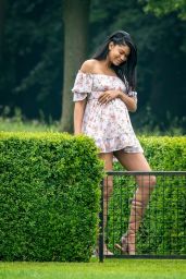 Chanel Iman and Nickayla Rivera at a Country Estate Near Windsor 05/30/2018