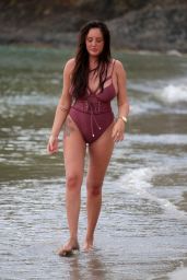 Charlotte Crosby in Swimsuit on holiday in Saint Lucia 06/13/2018