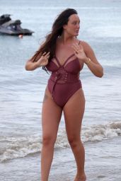 Charlotte Crosby in Swimsuit on holiday in Saint Lucia 06/13/2018
