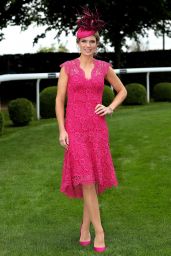 Charlotte Hawkins – Investec Derby Festival Ladies Day at Epsom Racecourse 06/01/2018