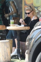 Charlotte McKinney at Kreation Organic Juicery in Beverly Hills 06/07/2018