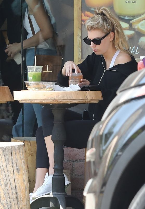 Charlotte McKinney at Kreation Organic Juicery in Beverly Hills 06/07/2018