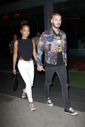 Christina Milian at BOA Steakhouse in Los Angeles 06/07/2018