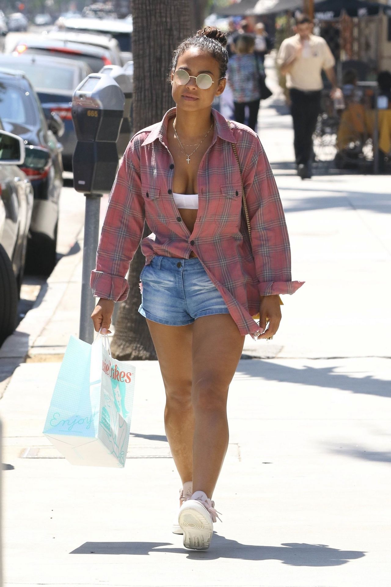 Christina Milian - Exits Susie Cakes in LA 06/06/2018 • CelebMafia