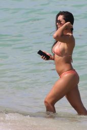 Cindy Alyn in a Pink Bikini - Miami Beach 06/12/2018