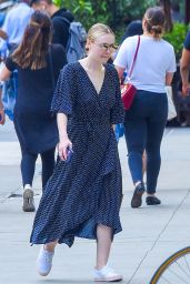 Dakota Fanning - Out in SoHo in NYC 06/08/2018