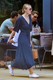 Dakota Fanning - Out in SoHo in NYC 06/08/2018