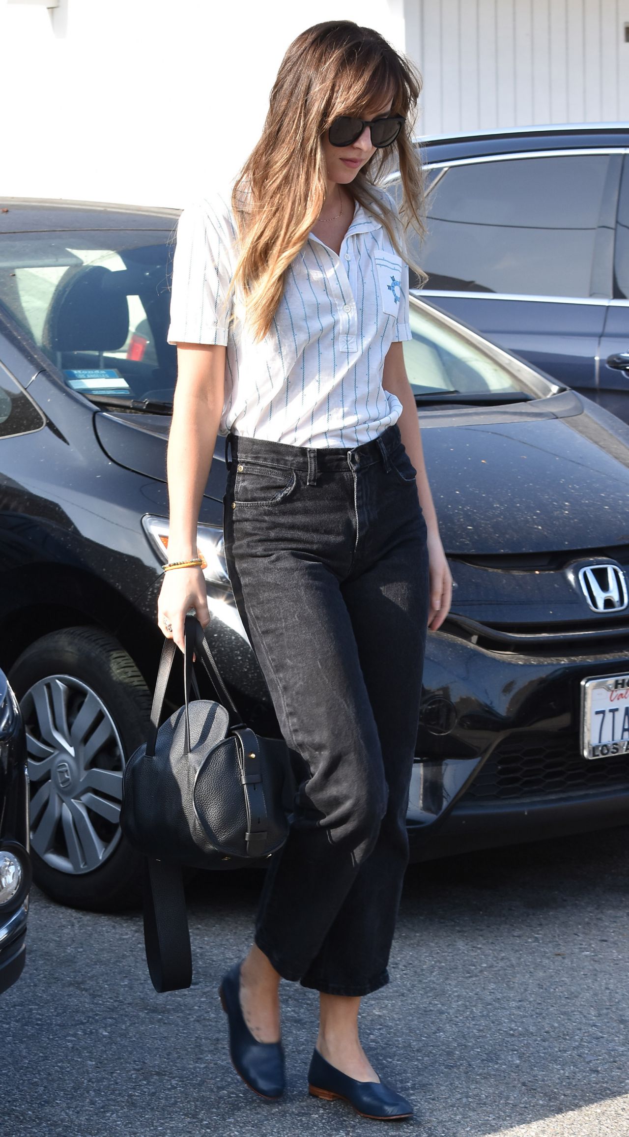 Dakota Johnson Casual Style - Leaving Mèche Salon in West Hollywood 06 ...