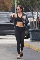 Dakota Johnson in Workout Outfit - Leaves Pilates in LA 06/18/2018