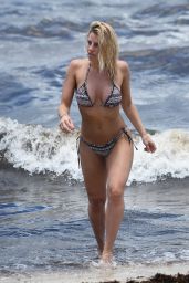 Danielle Armstrong in Bikini - Beach in Miami 06/26/2018