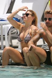 Danielle Armstrong in Bikini by the Pool in Miami 06/27/2018