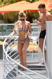 Danielle Armstrong in Bikini by the Pool in Miami 06/27/2018