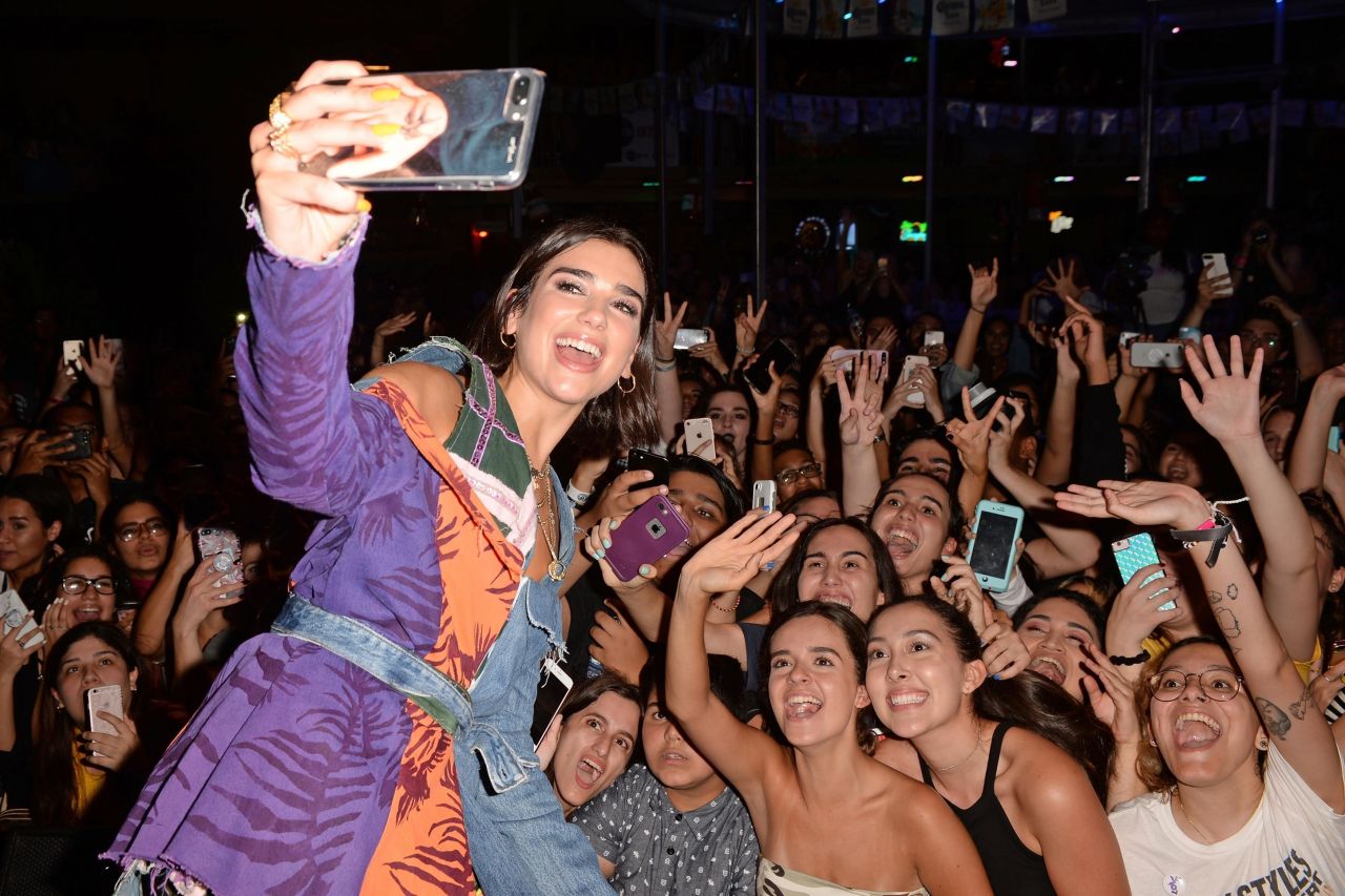 Dua Lipa - Performs During Hits 97.3 Sessions in Fort Lauderdale 06/11