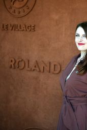 Elodie Frégé – RG Village at Roland Garros in Paris 06/07/2018
