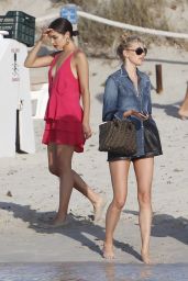 Elsa Hosk - Meeting Up With Olivia Culpo in Formentera 06/26/2018