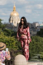 Emeraude Toubia and Her Mother in Paris 06/18/2018