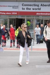 Emilia Clarke - Aarriving at Aberdeen International Airport 06/22/2018