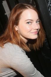 Emma Stone - Backstage at 2018 Tony Winning Best Musical "The Band