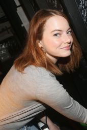 Emma Stone - Backstage at 2018 Tony Winning Best Musical "The Band