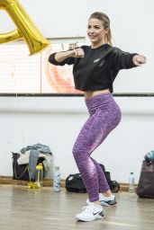 Gemma Atkinson in Workout Gear at Danceworks Studios in London 06/05/2018
