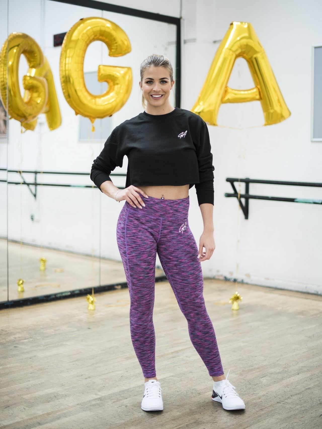 Gemma Atkinson in Workout Gear at Danceworks Studios in London 06/05