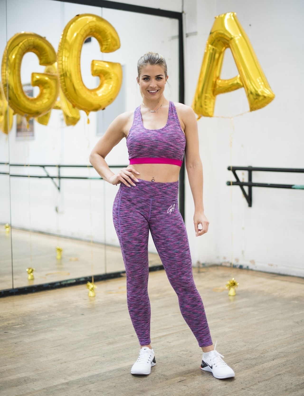 Gemma Atkinson in Workout Gear at Danceworks Studios in London 06/05