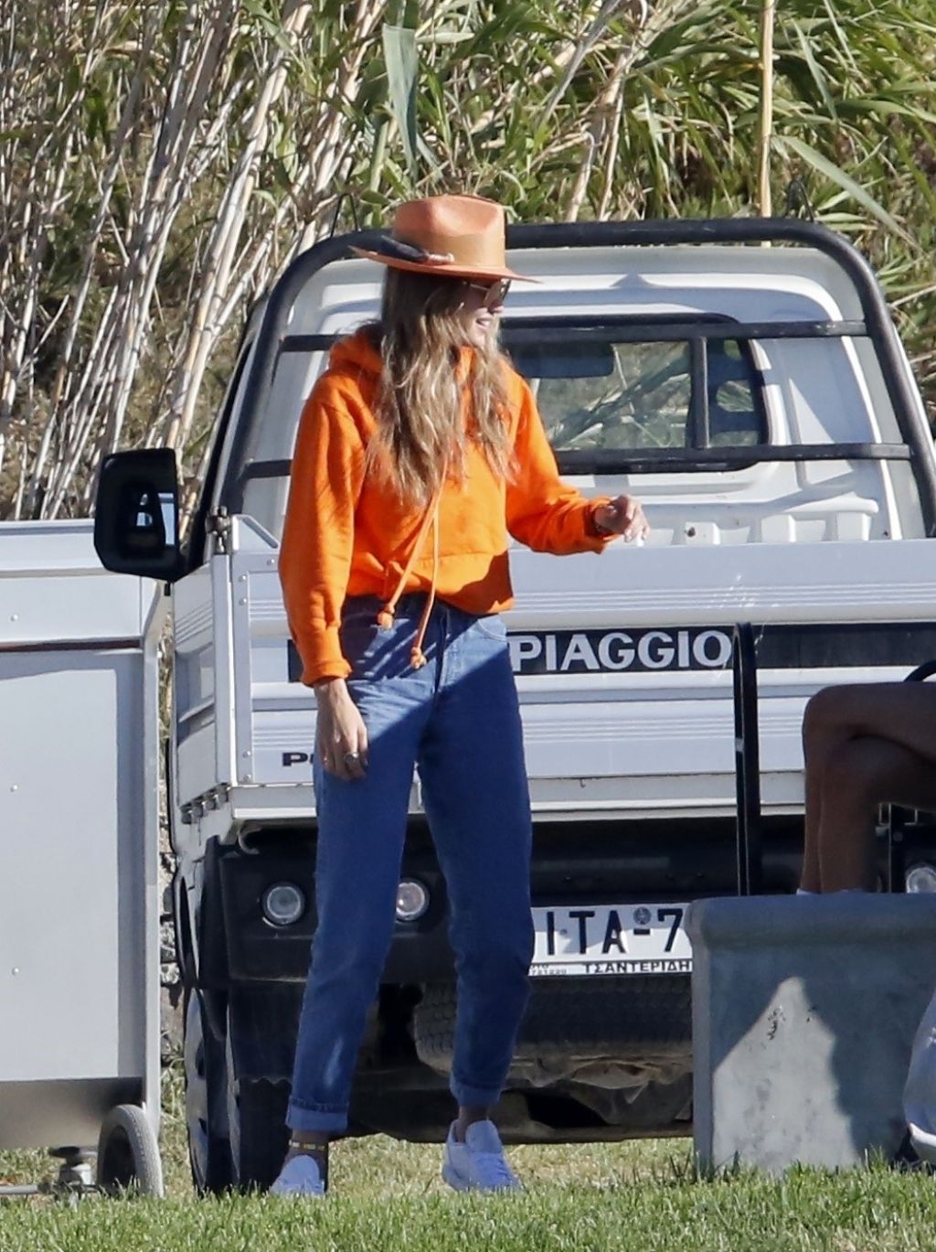 Gigi Hadid - Lands in Mykonos 06/29/2018 • CelebMafia