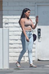 Gina Rodriguez On Set Filming in Los Angeles 06/20/2018