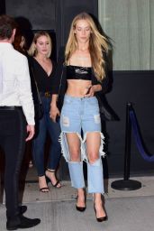 Hannah Ferguson in Ripped Jeans - New York 06/20/2018