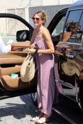 Heidi Klum - Visits a Hair Salon in Los Angeles 06/20/2018