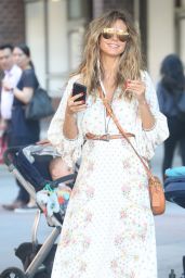 Heidi Klum - Waits for Her Kids Camp Bus in NYC 06/29/2018 • CelebMafia