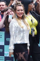 Hilary Duff at BUILD Series in NYC 06/05/2018