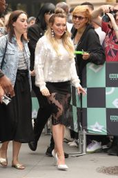 Hilary Duff at BUILD Series in NYC 06/05/2018