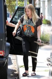 Hilary Duff at NK Shop in LA 06/29/2018
