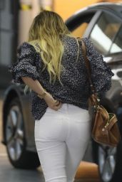 Hilary Duff Booty in Tights - Gets Her Nails Done in Studio City 06/01/2018