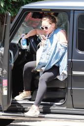 Hilary Duff - Heads to the Gym - Studio City 06/18/2018