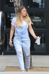 Hilary Duff - Leaves Fitbox in LA 06/15/2018