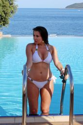 Imogen Thomas in Bikini - Poolside in Skiathos 06/01/2018