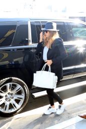 Jessica Alba in Travel Outfit - LAX in LA 06/25/2018