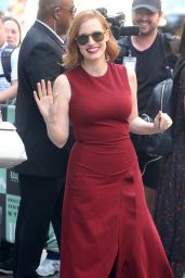 Jessica Chastain Arriving to Appear on "The View" and BUID Series in NYC 06/26/2018