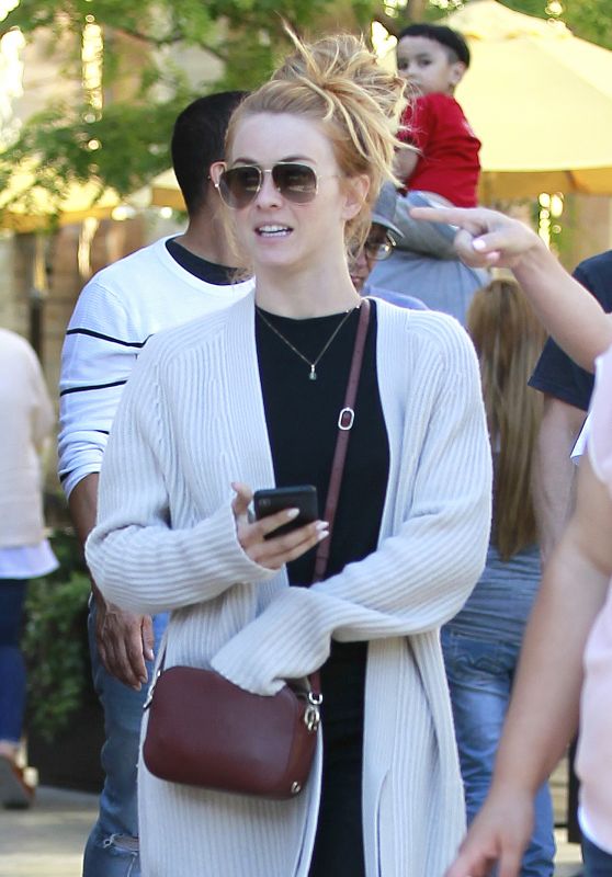 Julianne Hough Makeup Free - The Grove in Los Angeles 06/10/2018