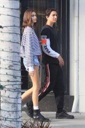 Kaia Gerber and Friend Travis Jackson - Out Together in Los Angeles 06/21/2018