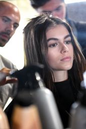 Kaia Gerber - Backstage at the Alexander Wang June 2018 Fashion Show in NYC