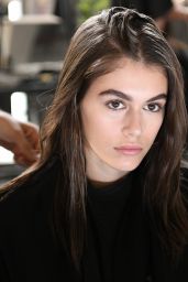 Kaia Gerber - Backstage at the Alexander Wang June 2018 Fashion Show in NYC