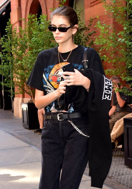Kaia Gerber - Leaves Her Hotel in NYC 06/29/2018